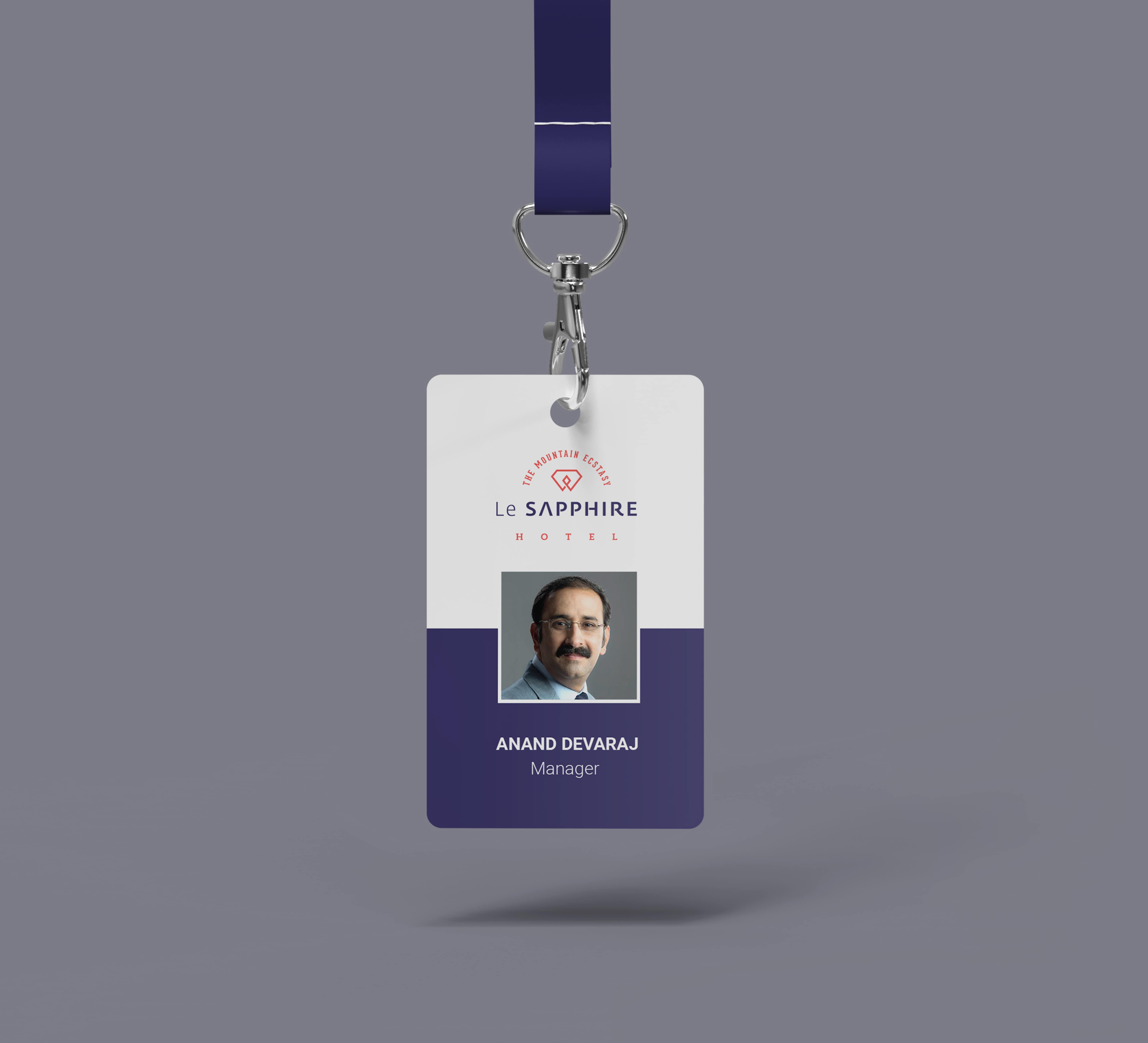 ID card design for Lesapphire hotel Wayanad