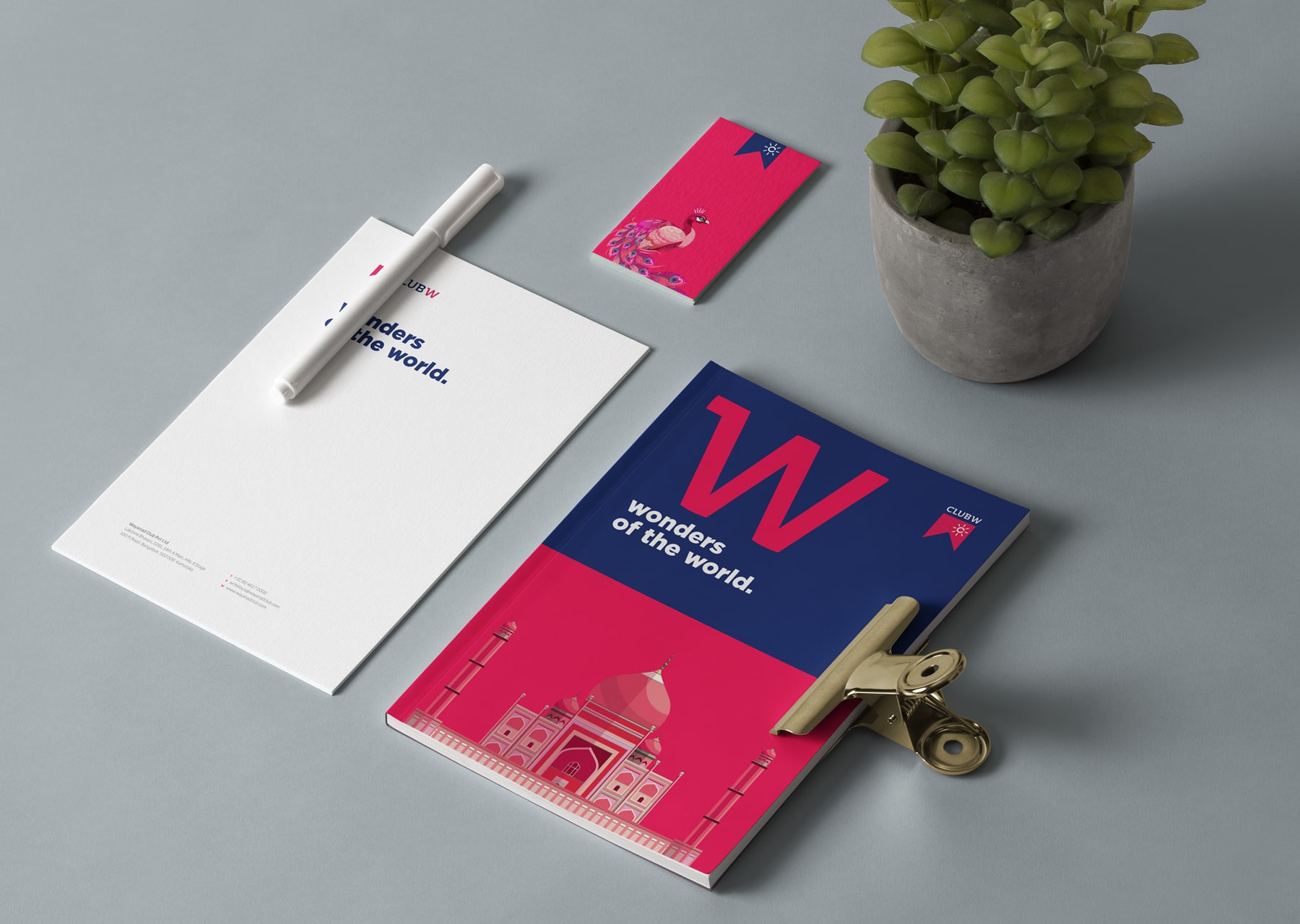 clubw-wayanad-branding-stationery-magazine-design