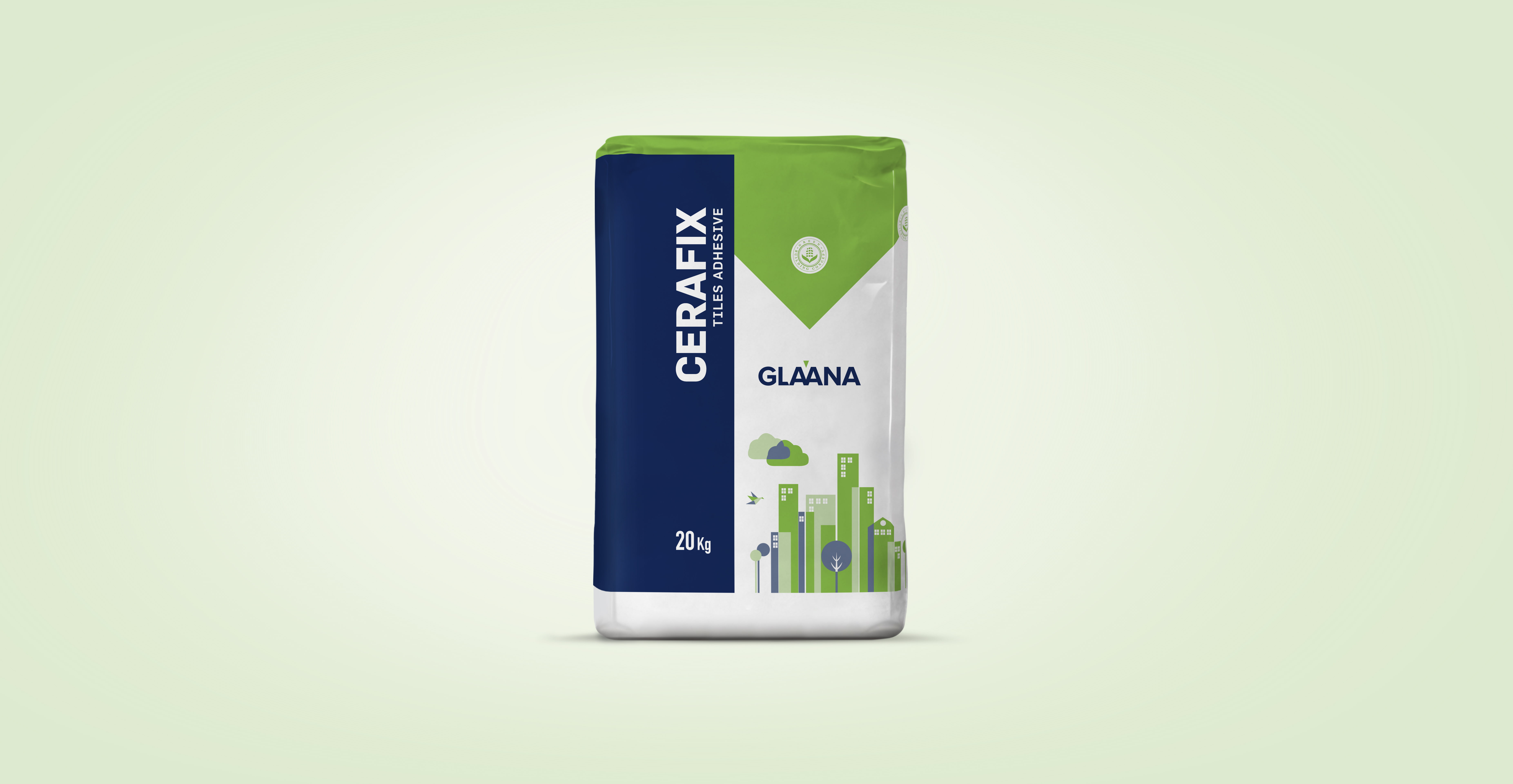Glaana packaging design-Cerafix tiles adhesive