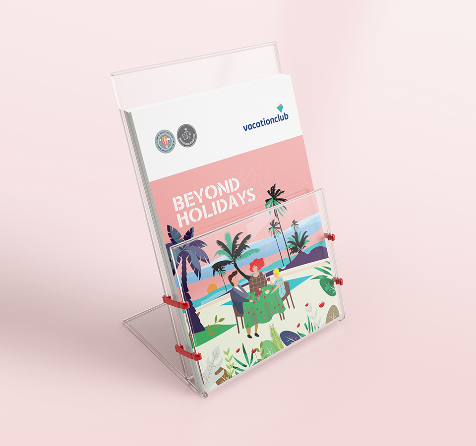 Vacationclub wayanad branding - leaflet design