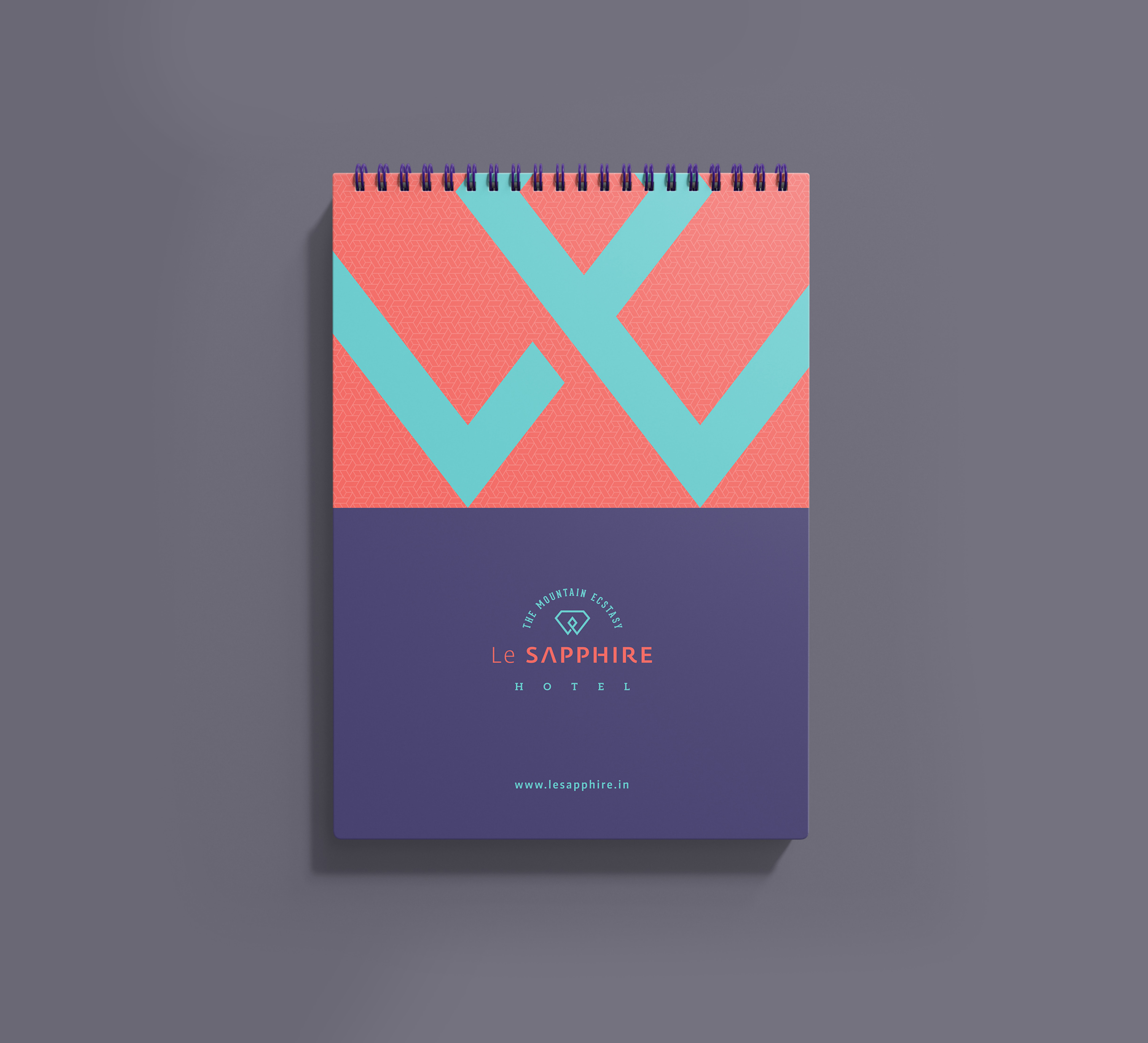 lesapphire-hotel-wayanad-branding-notepad-design