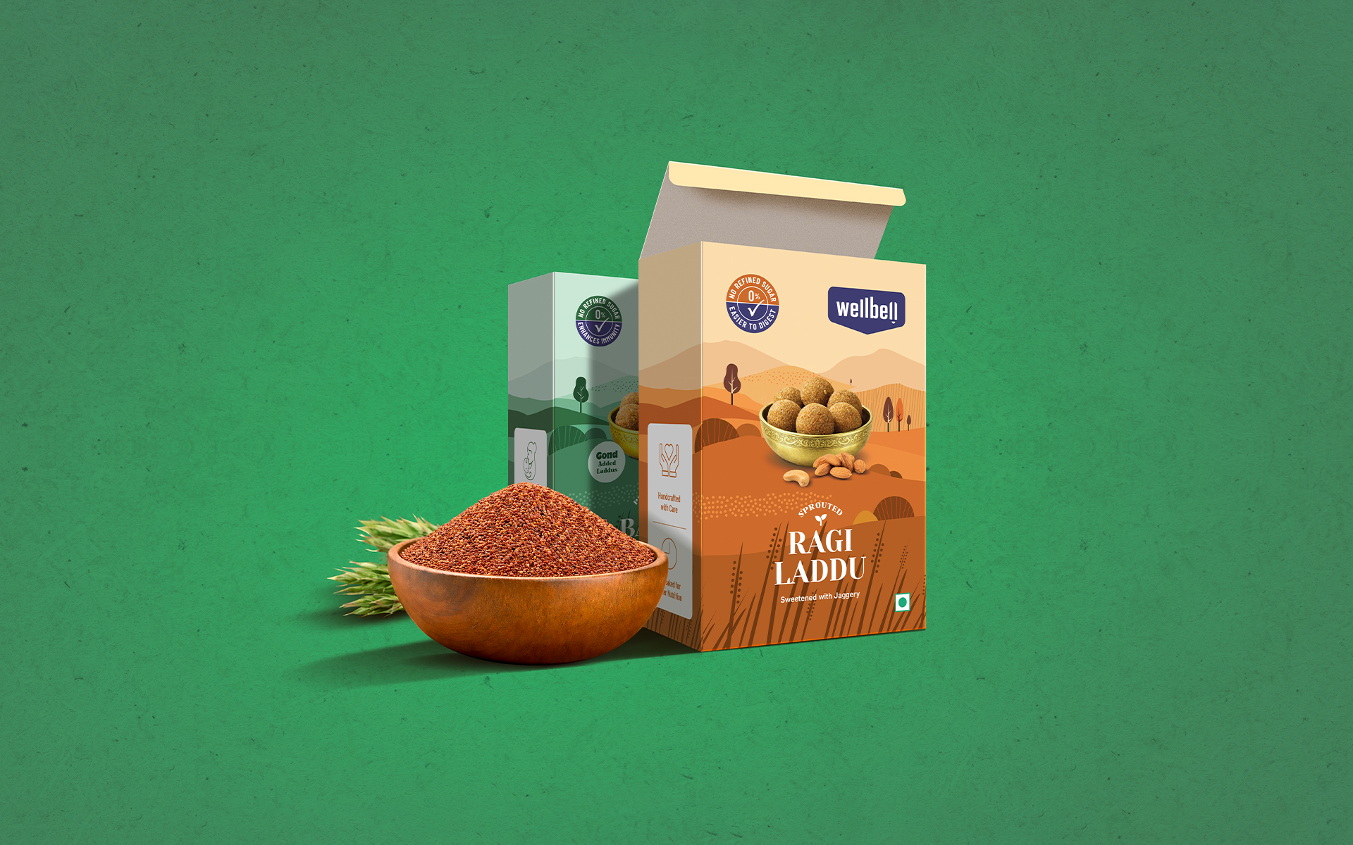 Centroid Polymer Technologies portfolio box with a bold red design, featuring the company logo and minimalistic graphic elements, used for showcasing products and services